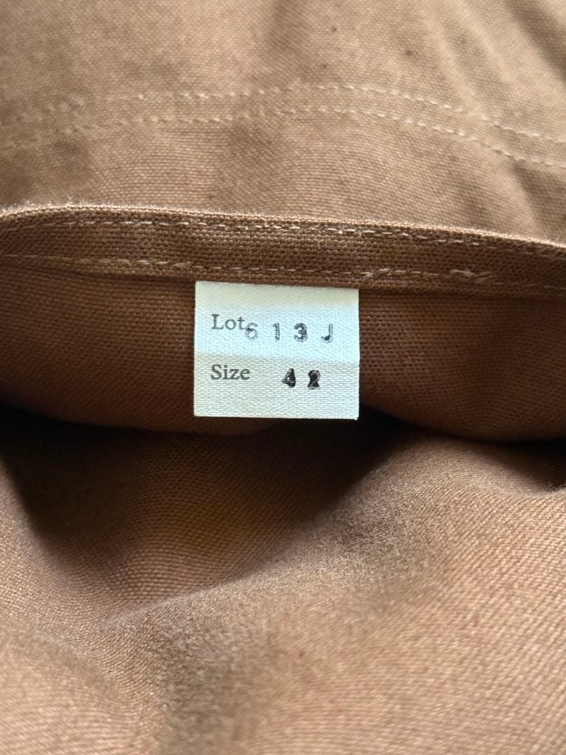 At Last ブラウンダック　カバーオール　ライナー付き