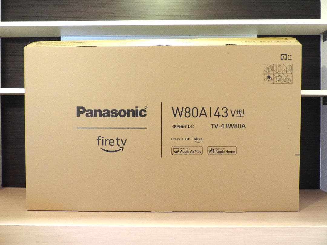 パナソニック 43V型 4K液晶テレビ VIERA TV-43W80A