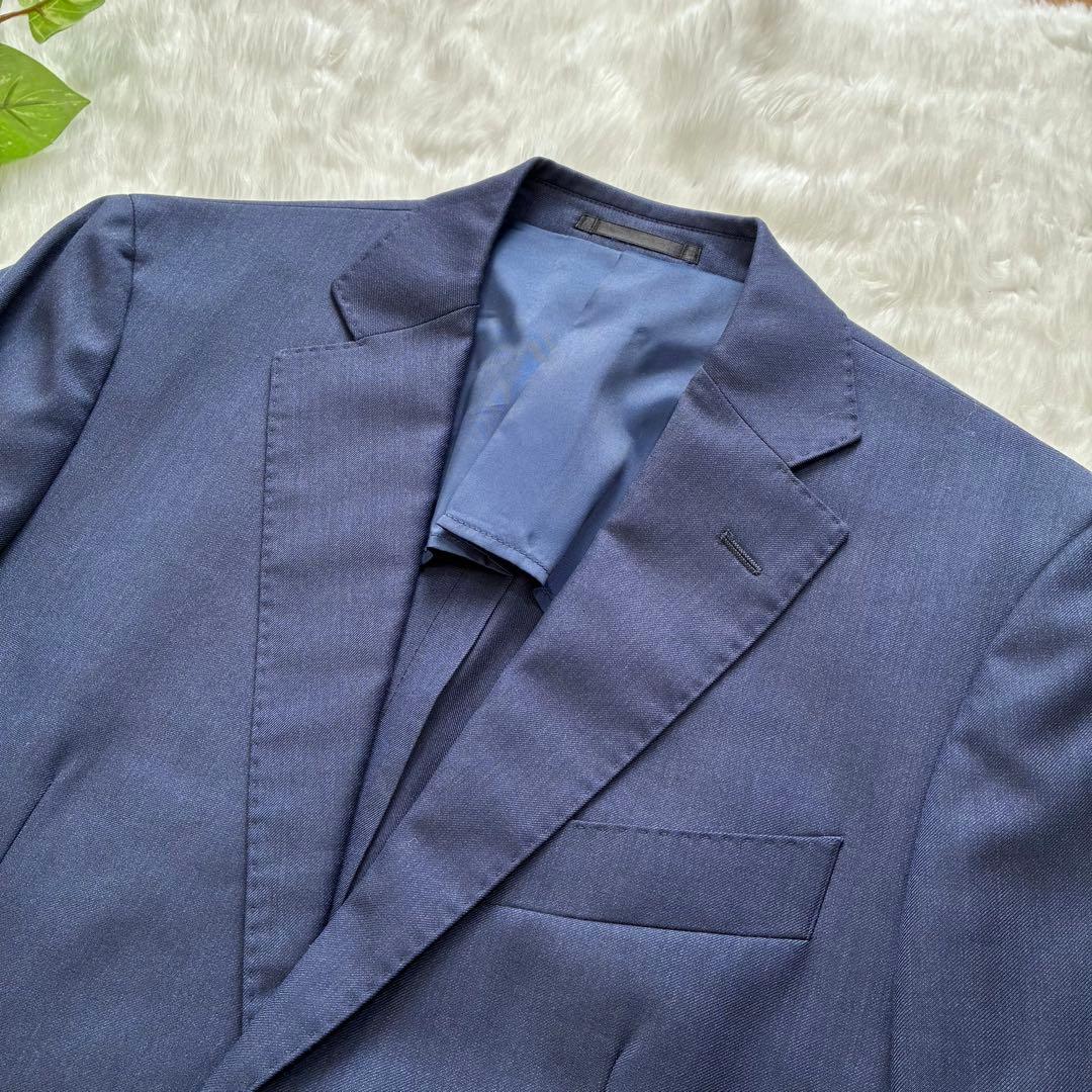 ONLY　スーツ　3ピース　カノニコ　高級生地　ネイビー　セットアップ