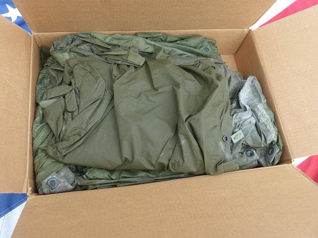 レア！ 1984” 米軍実物 OD ポンチョ リップストップ　 No39