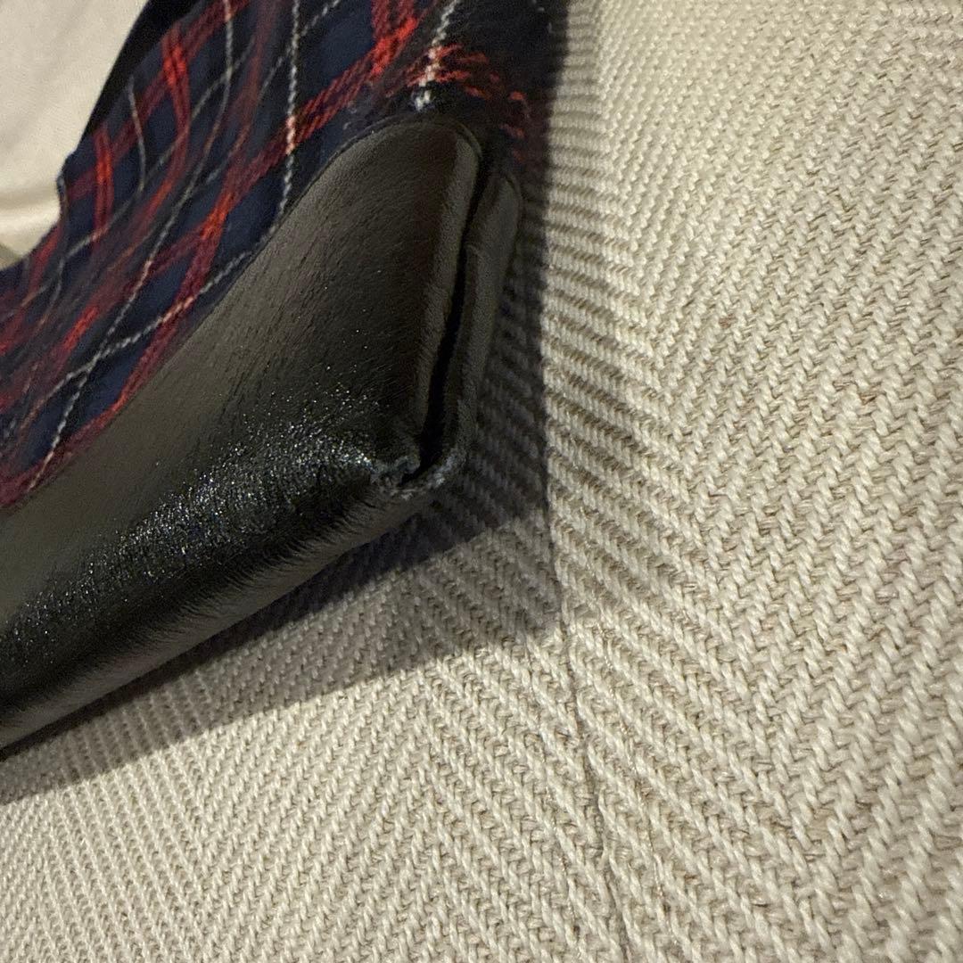 レア　familiar ファミリア　チェック柄トートバッグ