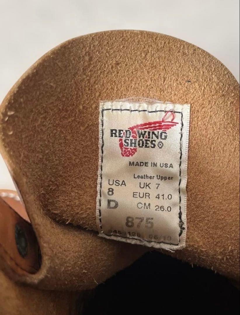 REDWING レッドウィング 875 26cm