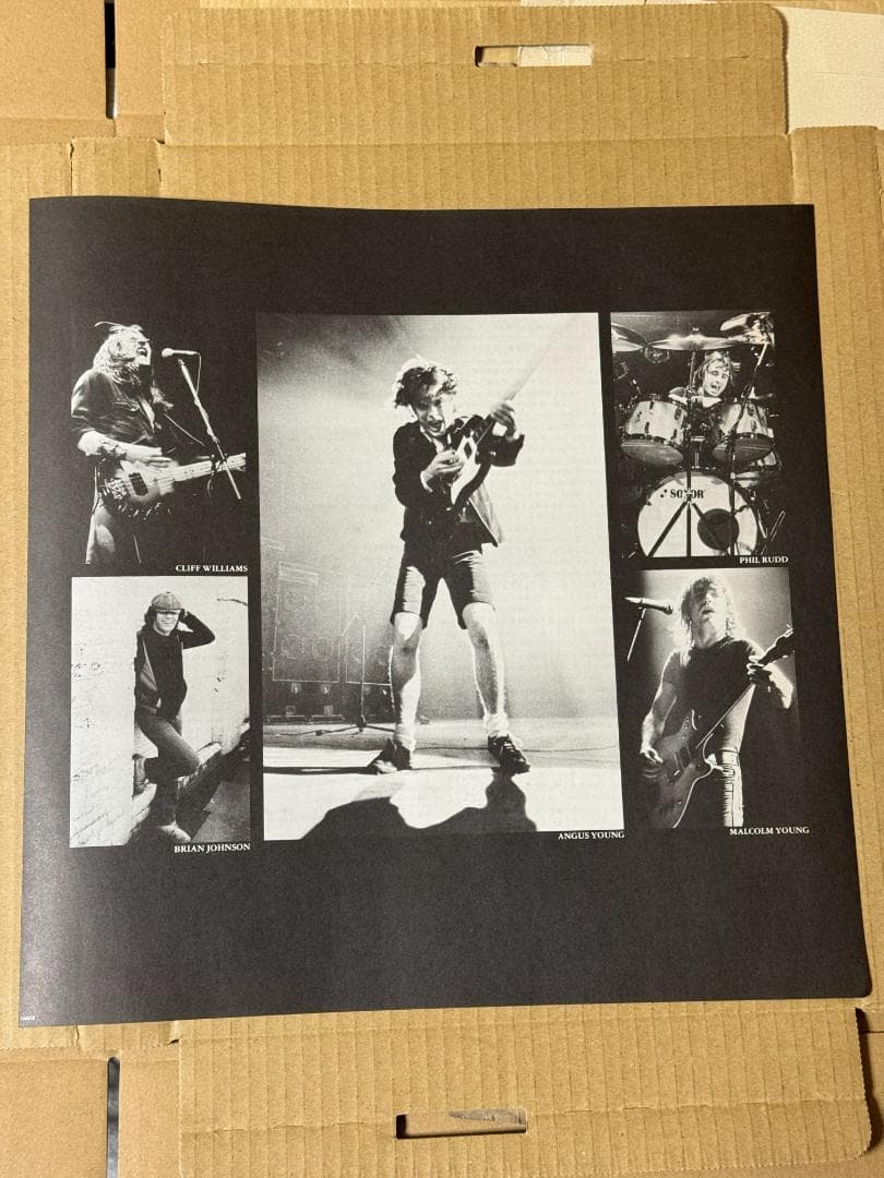 帯付き LPレコード 中古 美品 現状品 AC/DC バック・イン・ブラック