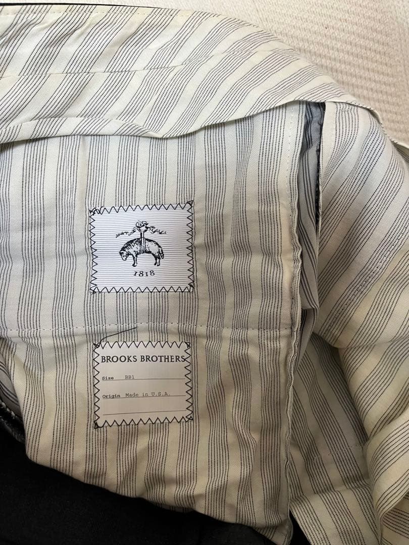 BROOKS BROTHERS BLACK FLEECE ダークグレー　スーツ