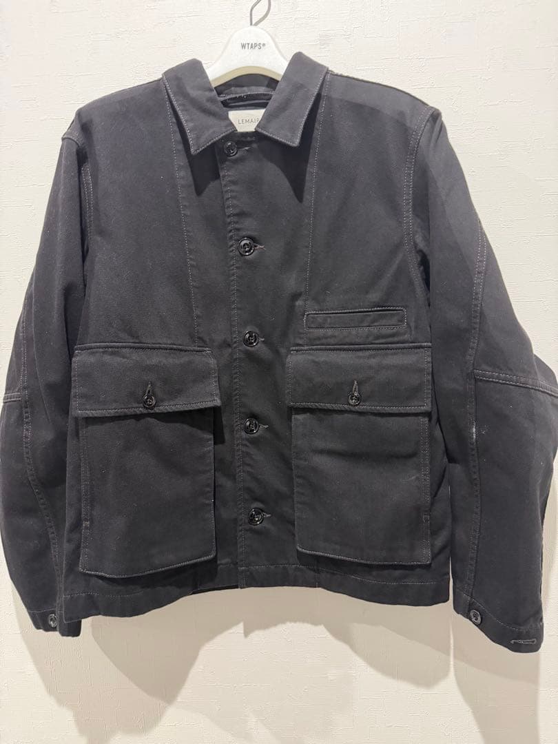 ジャケット・アウター LEMAIRE BOXY JACKET BLACK