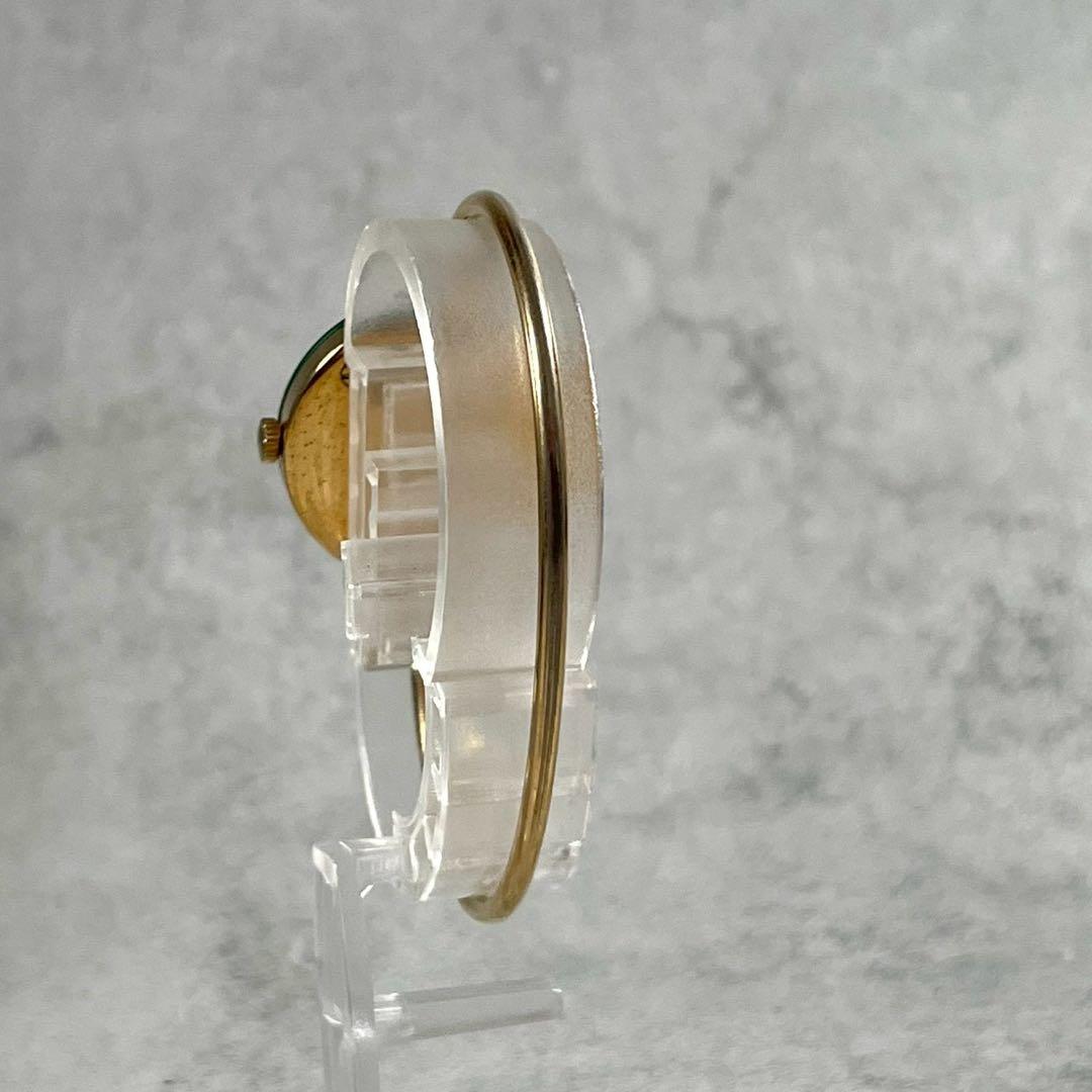 新品電池 グッチ チェンジベゼル 金メタルブレスレット クォーツ腕時計 稼働