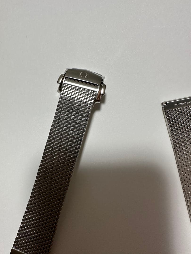 オメガ純正　ツーピース ステンレス　メッシュブレスレッ﻿ト　新品　20mm