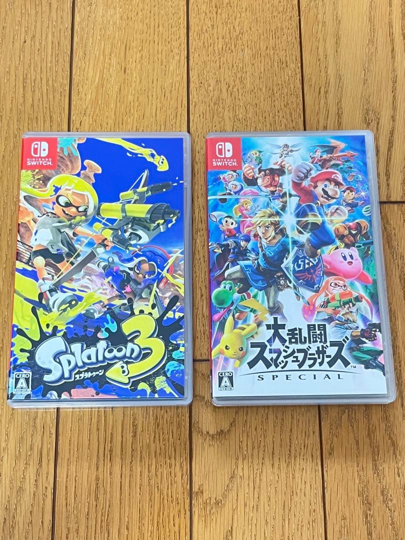 【美品】2点※大乱闘スマッシュブラザーズSP スプラトゥーン3 Switch