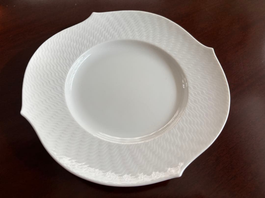 マイセン／波の戯れ 19cmプレート ２枚セット