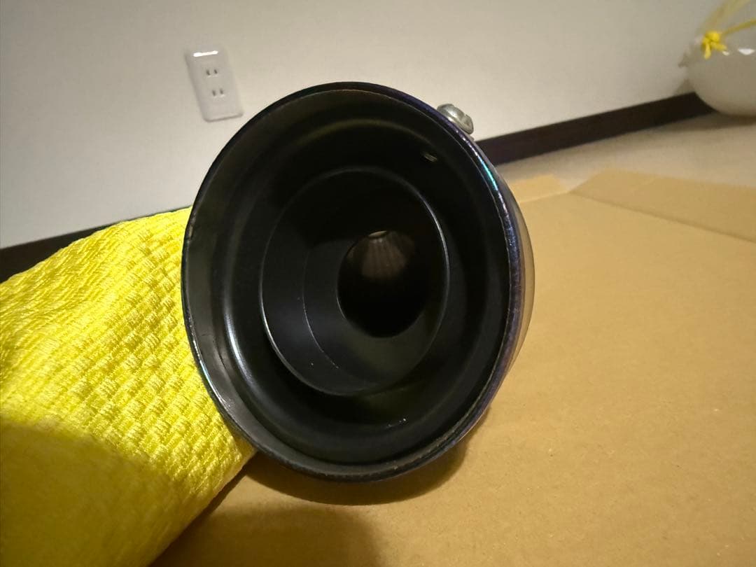 ナイトロレーシング ハーフポリッシュ コニカルチタンサイレンサー V-III