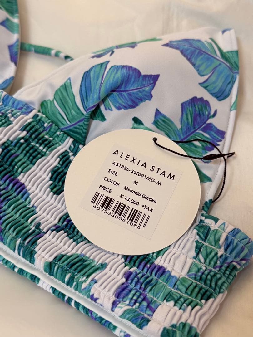 ALEXIA STAM バナナリーフ柄ビキニセット 新品