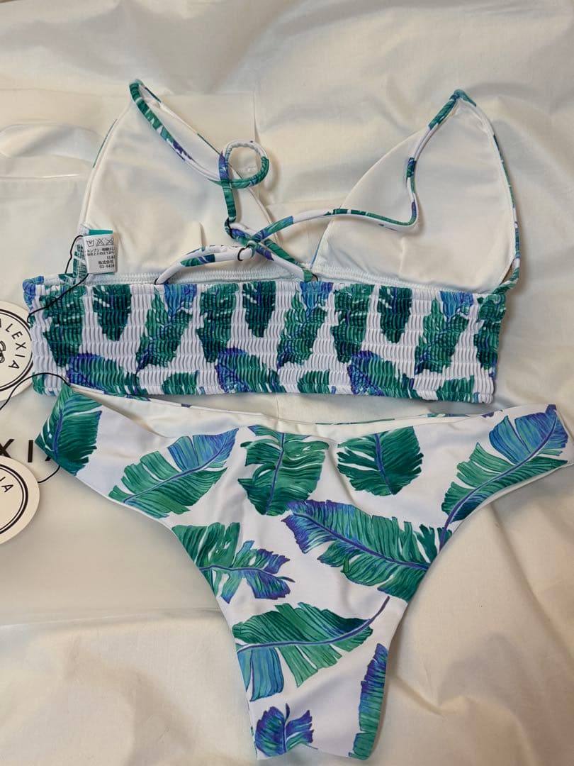 ALEXIA STAM バナナリーフ柄ビキニセット 新品