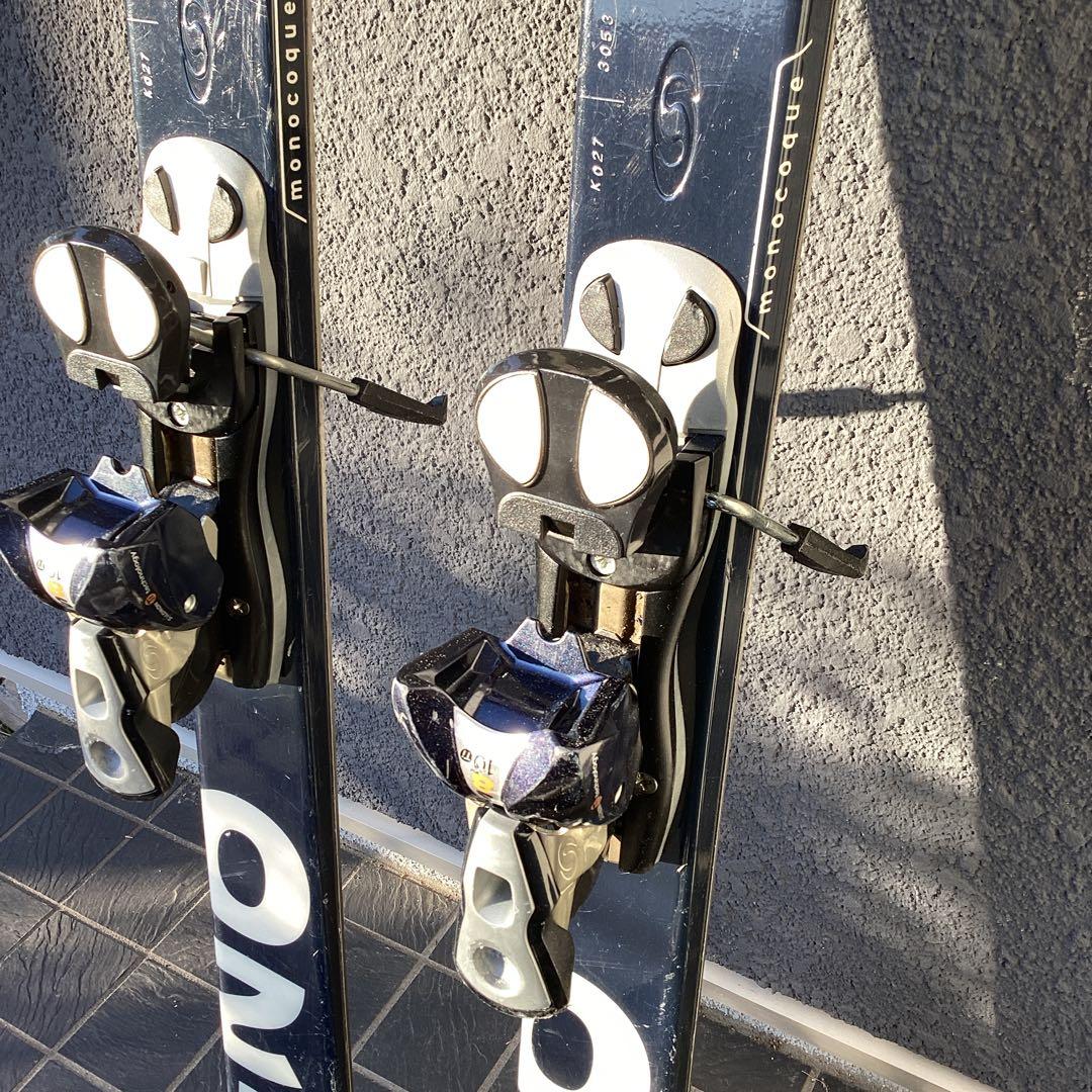SALOMONスキー板ブーツ2点セット 160cm ビンディング付き 27cm