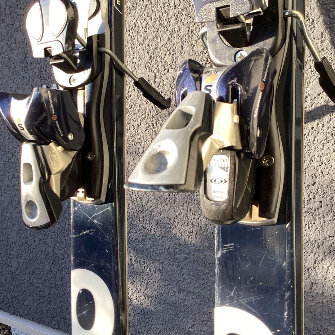 SALOMONスキー板ブーツ2点セット 160cm ビンディング付き 27cm