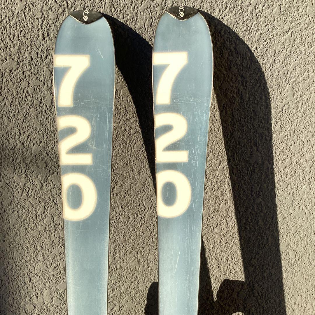 SALOMONスキー板ブーツ2点セット 160cm ビンディング付き 27cm