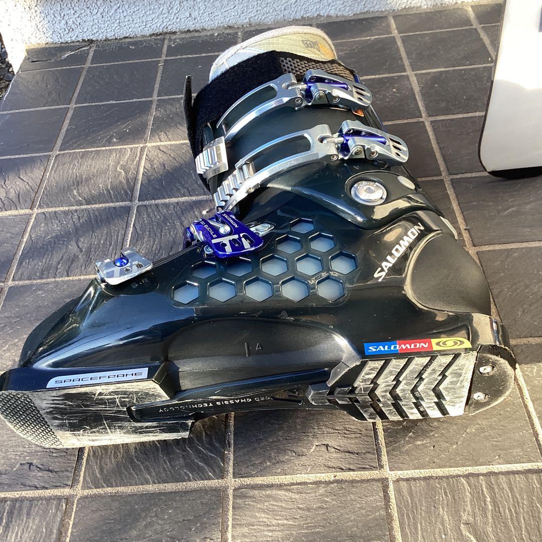 SALOMONスキー板ブーツ2点セット 160cm ビンディング付き 27cm