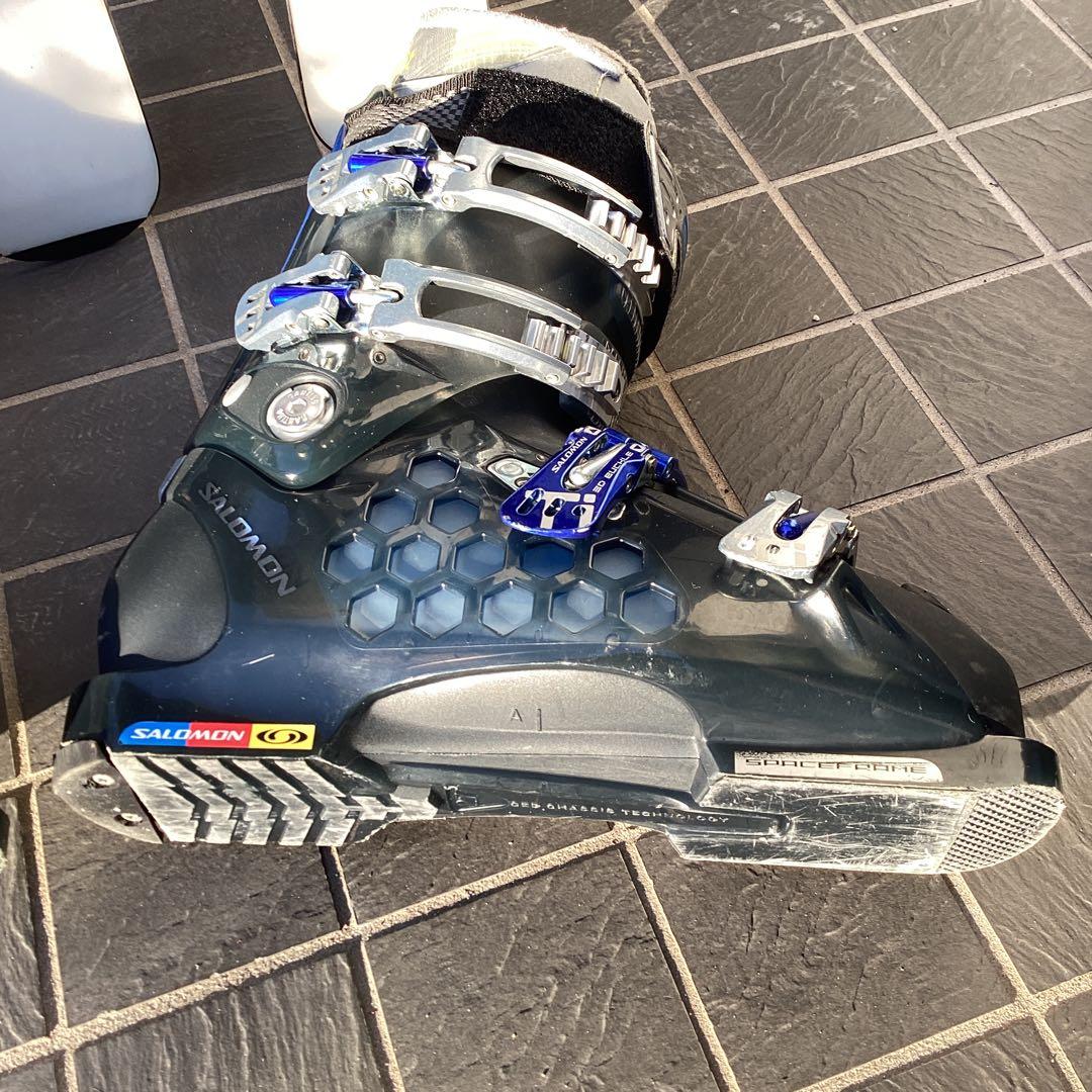 SALOMONスキー板ブーツ2点セット 160cm ビンディング付き 27cm