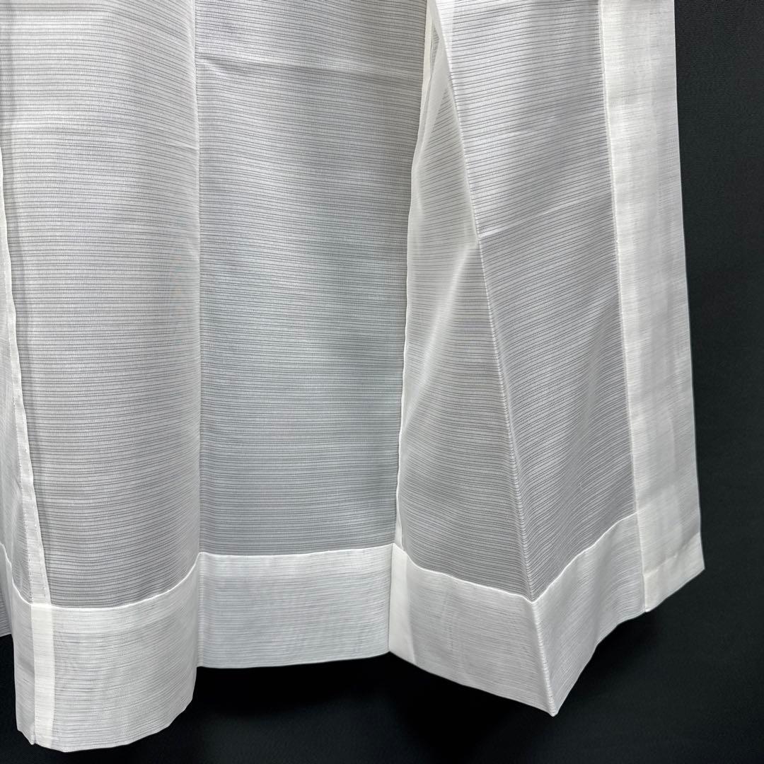 2835★英　はなぶさ★夏　絽　長襦袢★ゆったりめ★極美品★洗える★夏着物に★