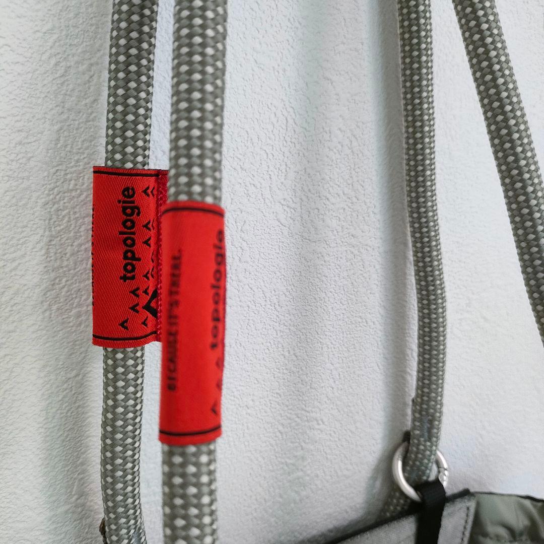 topologie トポロジーサミット トート スモール 　ブラック＆モス