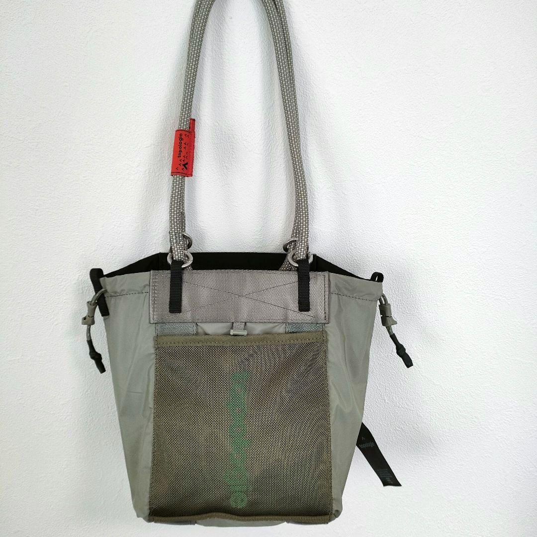 topologie トポロジーサミット トート スモール 　ブラック＆モス