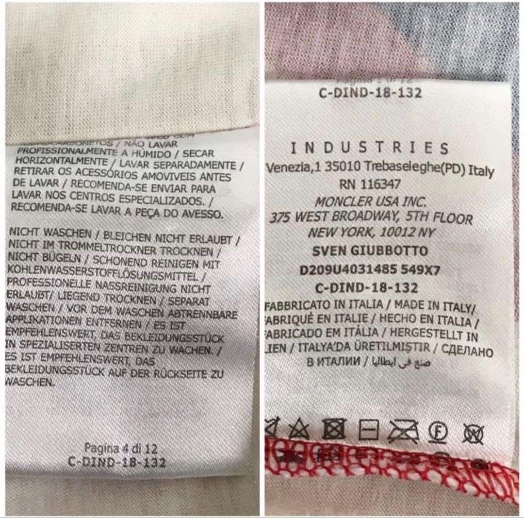 2018SSモデル　モンクレール MONCLER TシャツGENIUS 5