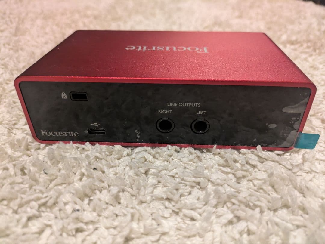 Focusrite オーディオインターフェイス レッド