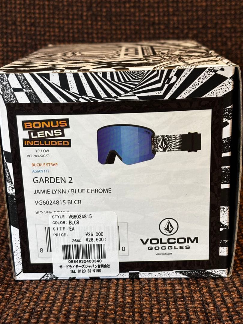 スキー・スノーボードアクセサリー VOLCOM Garden 2 Jamie Lynn Blue Chrome