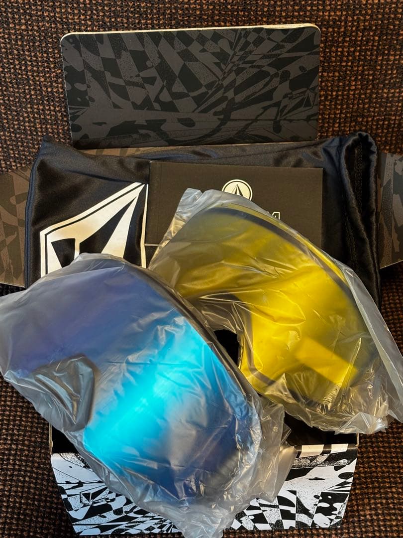 スキー・スノーボードアクセサリー VOLCOM Garden 2 Jamie Lynn Blue Chrome