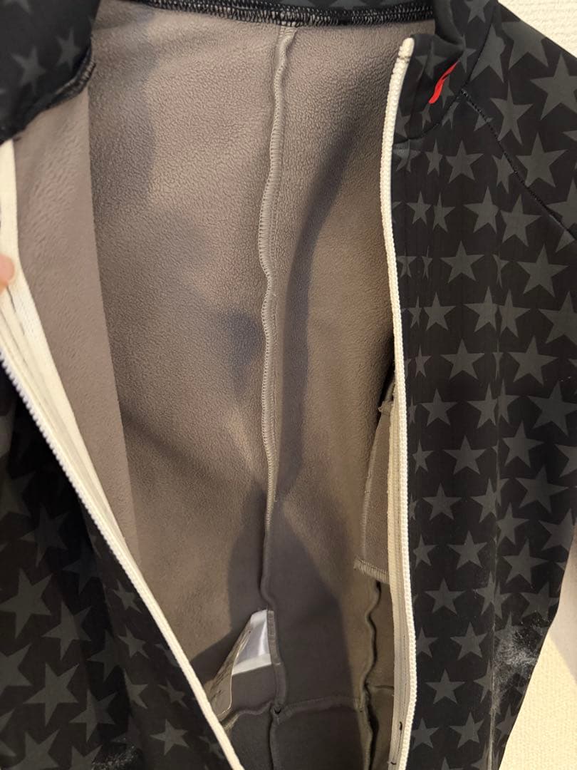 アルペンスキーワンピースROSSIGNOL スキースーツ 星柄 黒