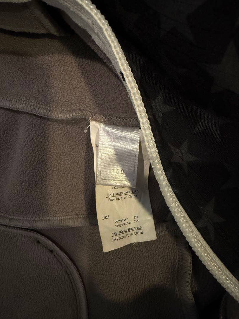 アルペンスキーワンピースROSSIGNOL スキースーツ 星柄 黒