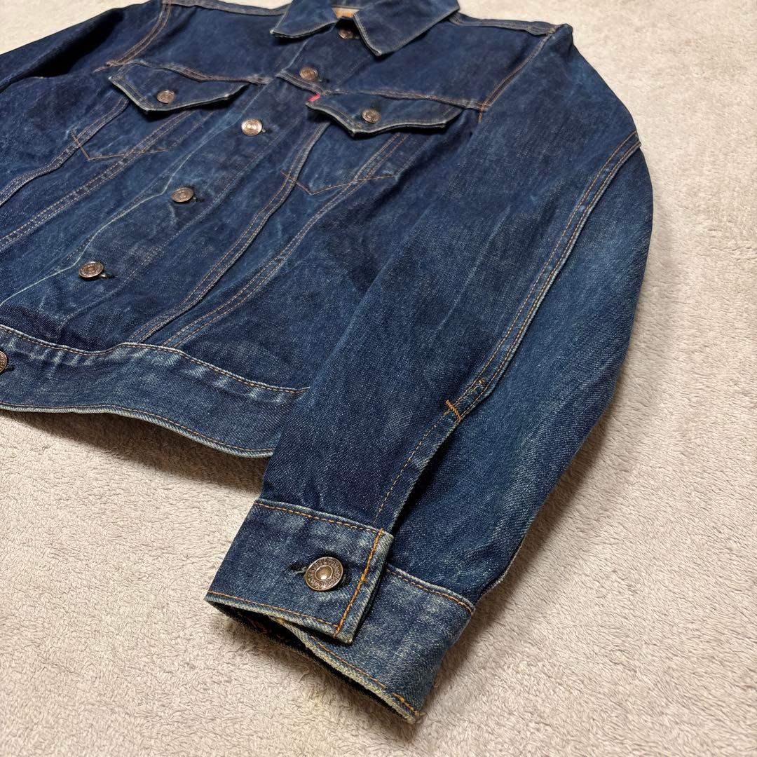 濃紺美品◎42 リーバイス 70505 USA製 布ケアタグビッグE直後