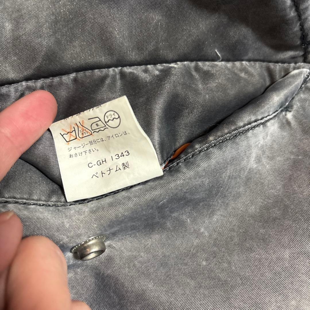 グレー MA-1 フライトジャケット 短丈