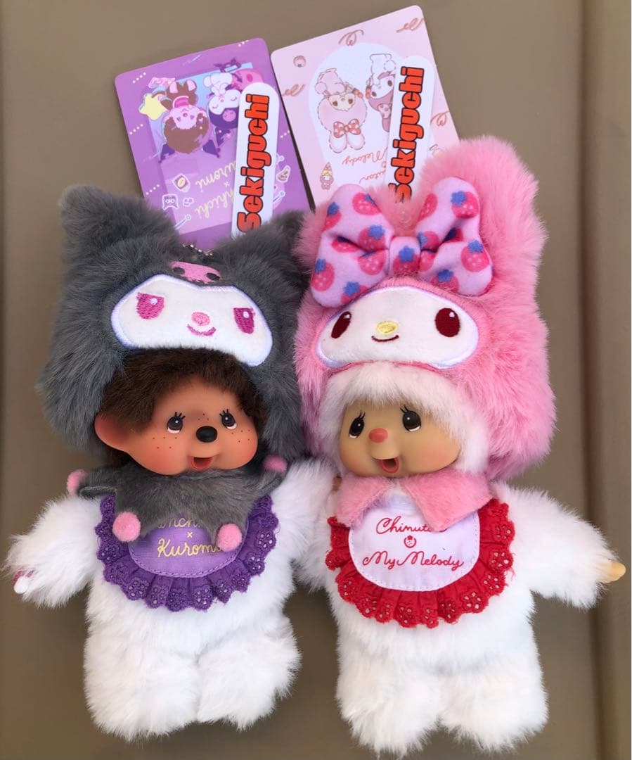 激カワ‼️正規品！新品タグ付くろみちゃん マイメロぬいぐるみキーホルダー2set❣️