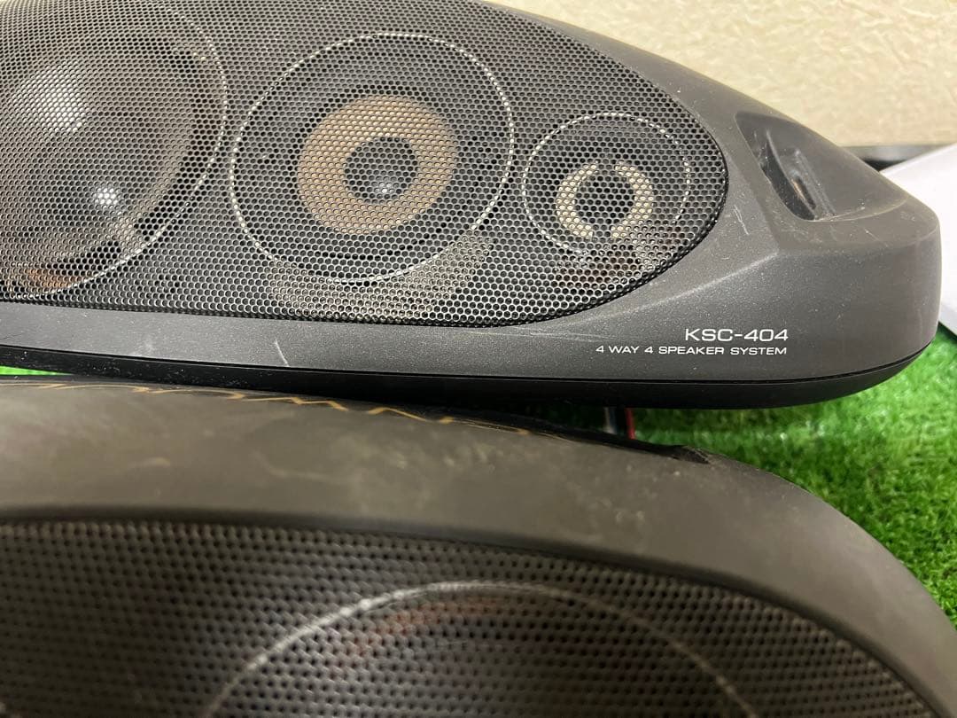 ジャンク品KENWOOD KSC-660 & KSC- 404スピーカー