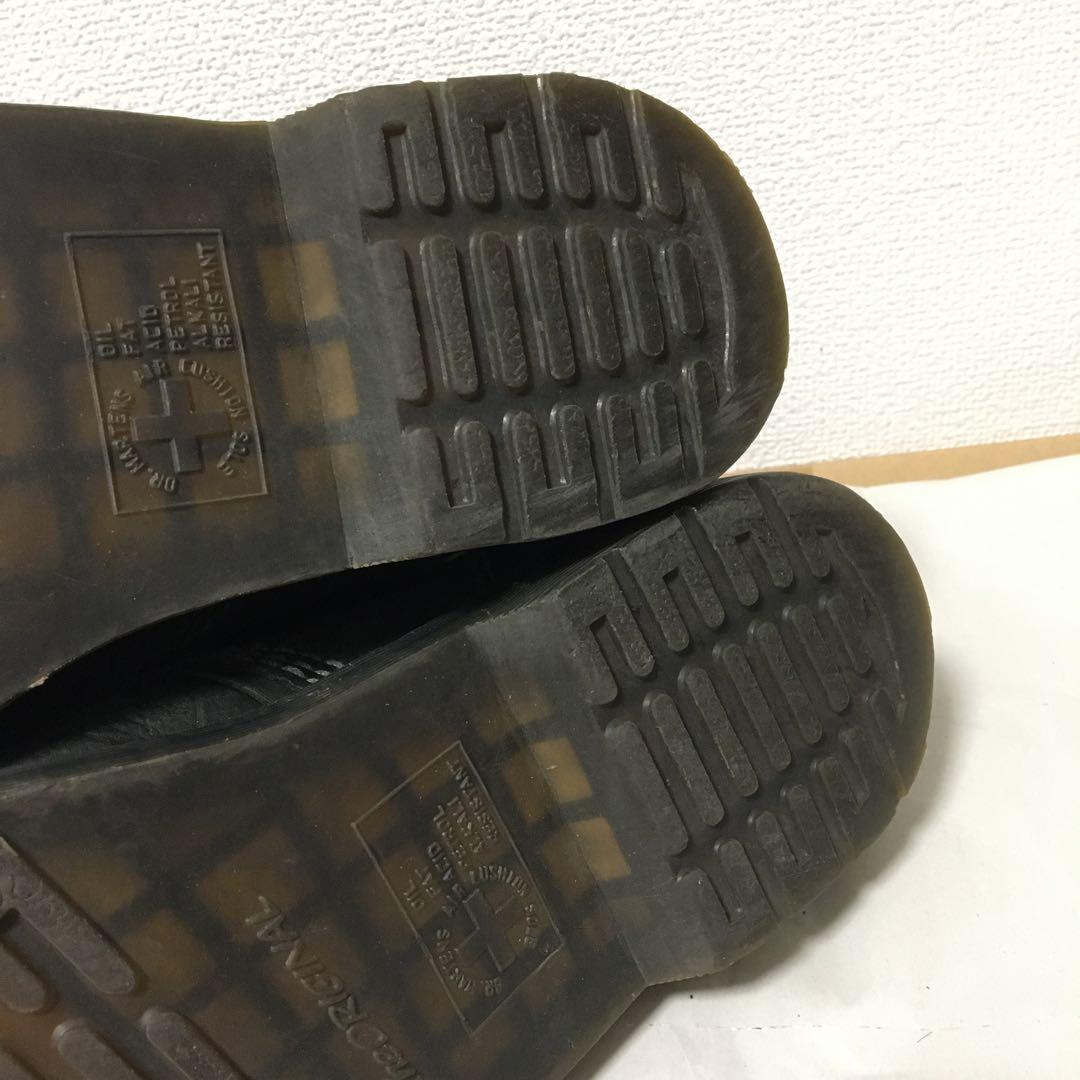 ドクターマーチン　Dr.martens　ブーツ　UK8　レザー裏地チェック