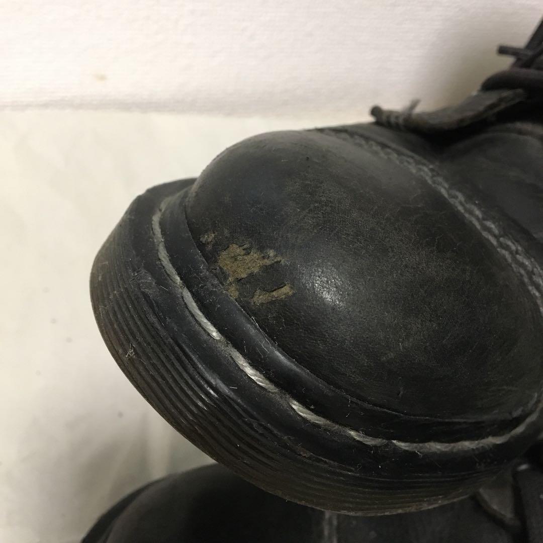 ドクターマーチン　Dr.martens　ブーツ　UK8　レザー裏地チェック