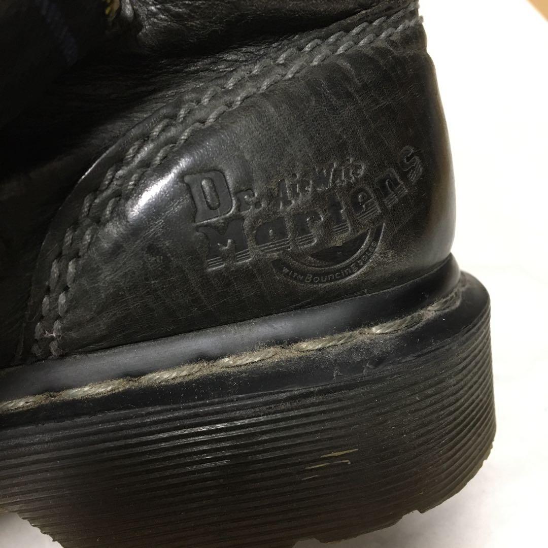 ドクターマーチン　Dr.martens　ブーツ　UK8　レザー裏地チェック