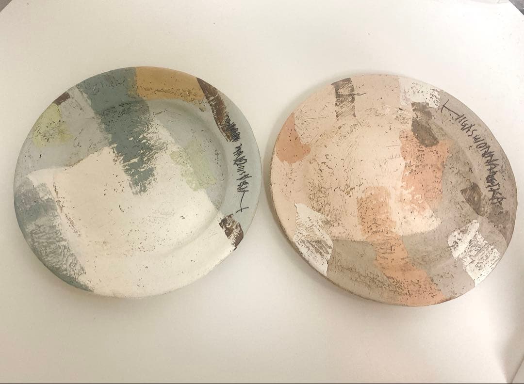 【ひろぽんさん専用】東恩納美架さん　プレート2枚セット