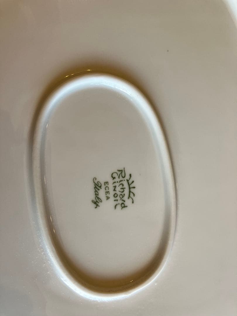 ジノリ　ベッキオホワイト　39オーバルプラター