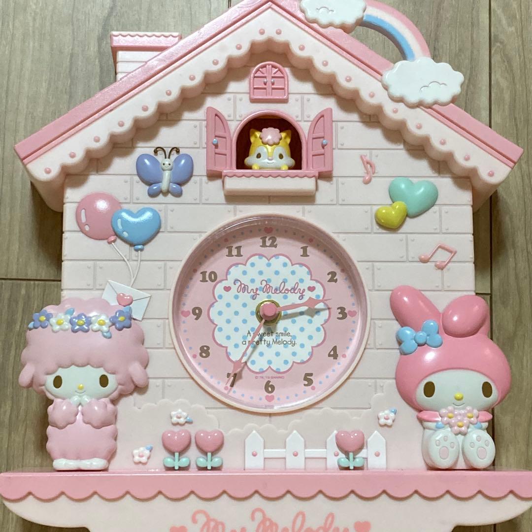 ⭐️美品　マイメロディ　振り子時計