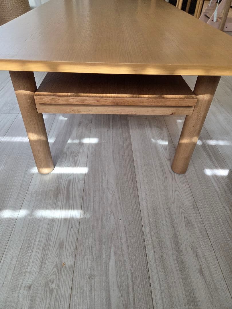 無印良品 木製ローテーブル オーク材