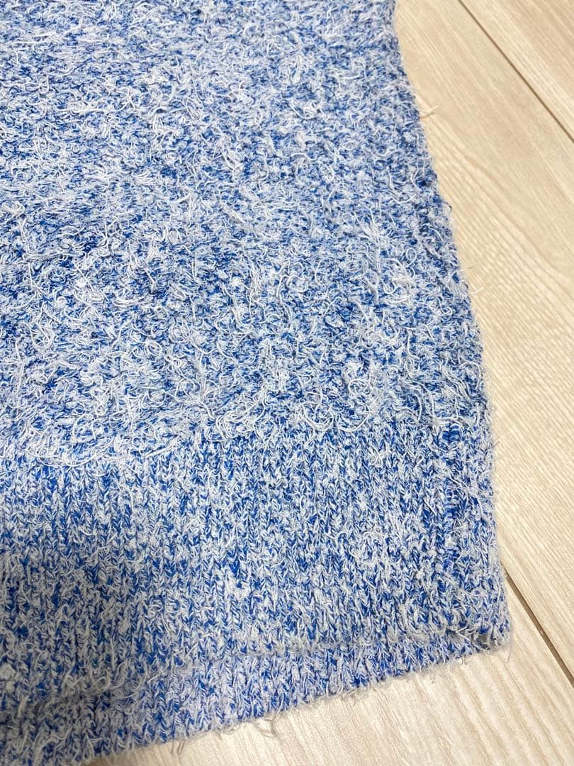 S⭐︎-　【MACPHEE】ツイーディー クルーネックジレ ライトブルー