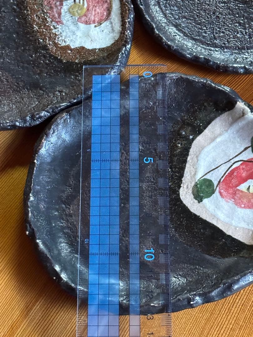 陶器 椿柄　焼物5点セット