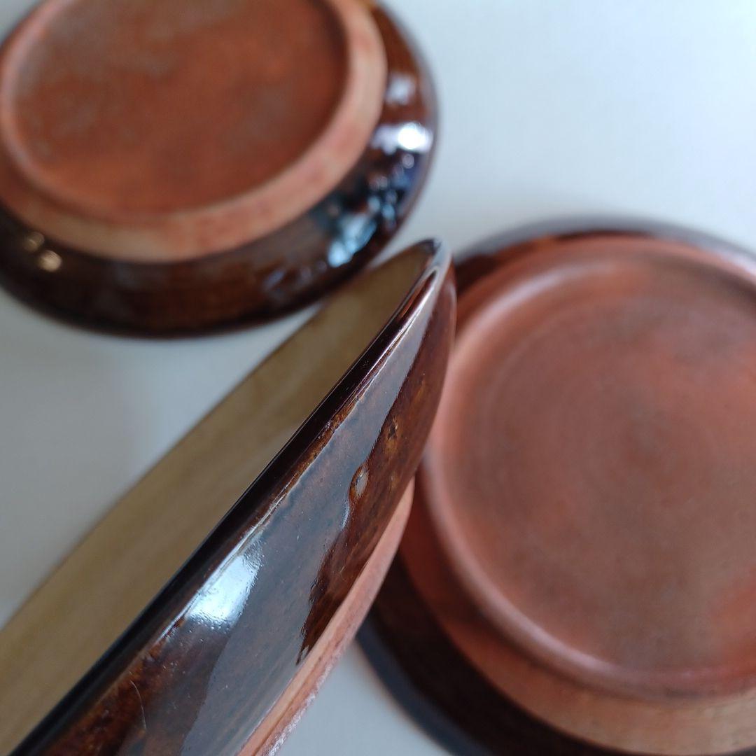 人気陶芸作家　柴田雅章さん作　スリップウェア　丸皿