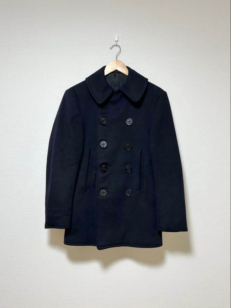 ヴィンテージ 40s US NAVY USN Pコート10ボタン 米軍