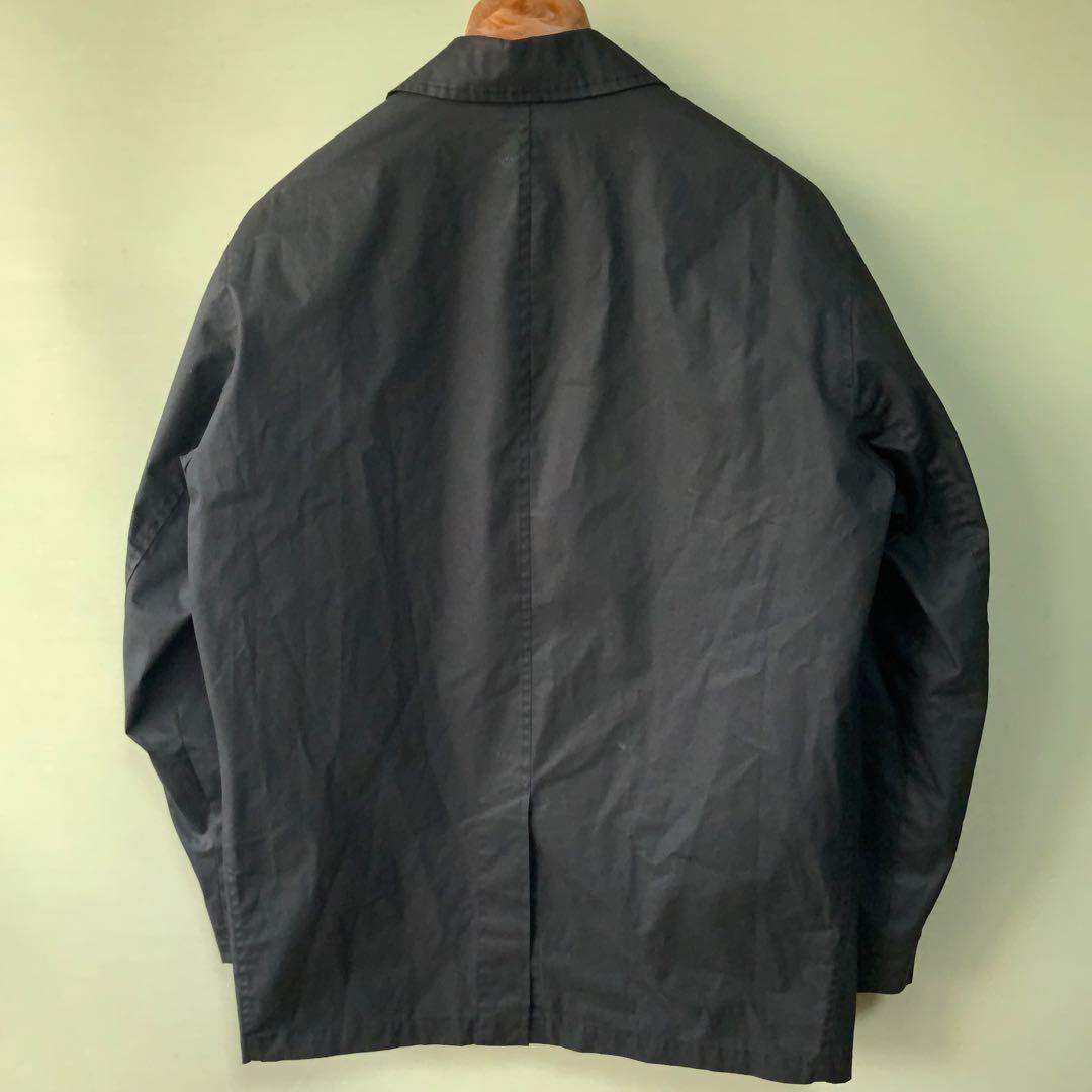 GRENFELL グレンフェル緑タグ コットンジャケット38 ブラック英国製