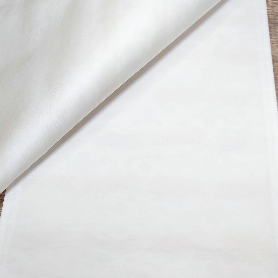 袋帯 白金 花菱七宝 六通 お仕立て込み