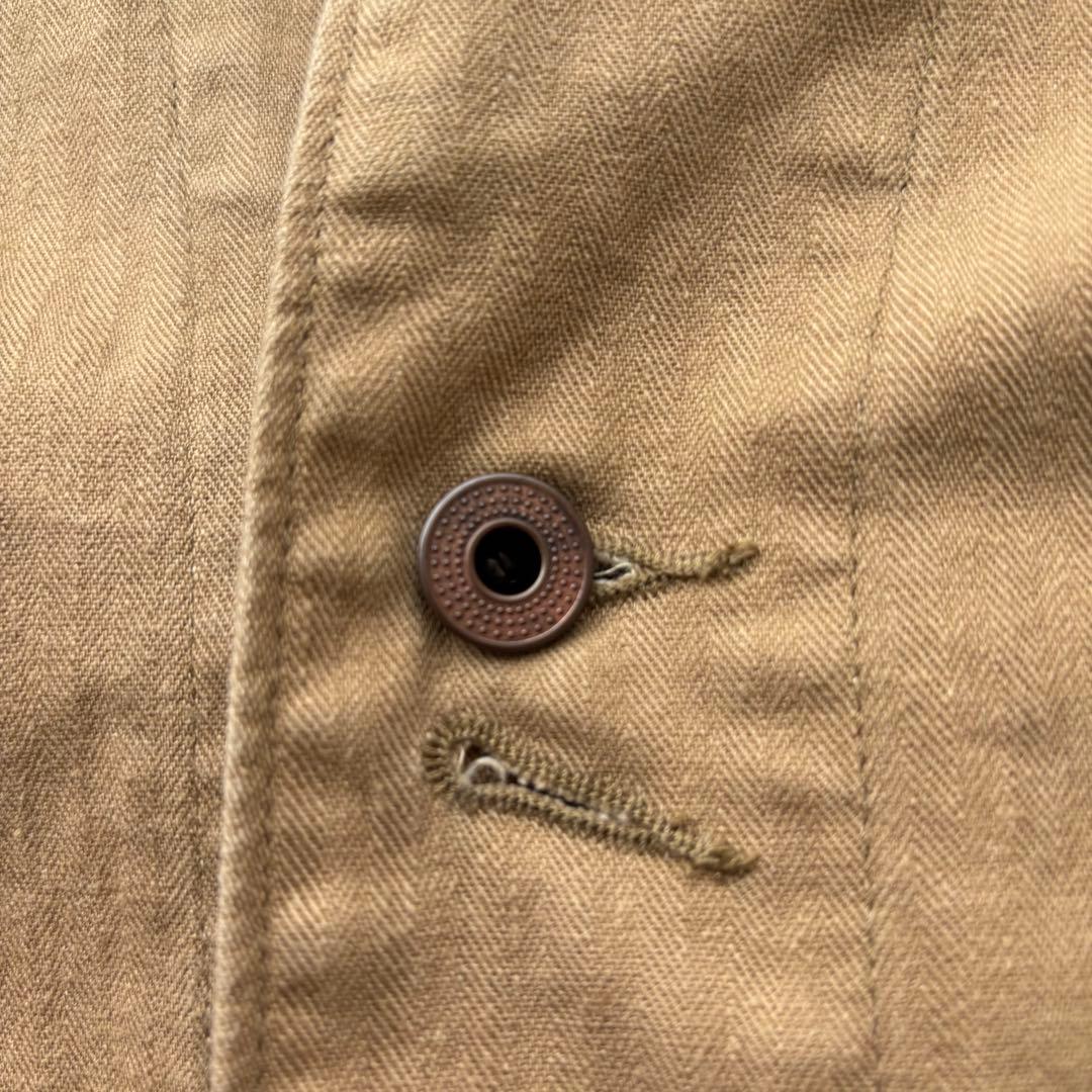 RRLダブルアールエル カバーオール ヘリンボーン HBT ベージュ XS