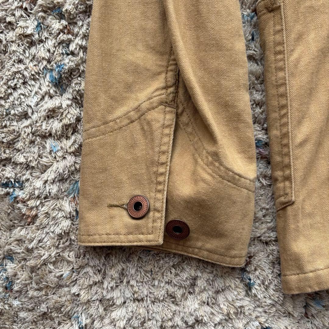 RRLダブルアールエル カバーオール ヘリンボーン HBT ベージュ XS