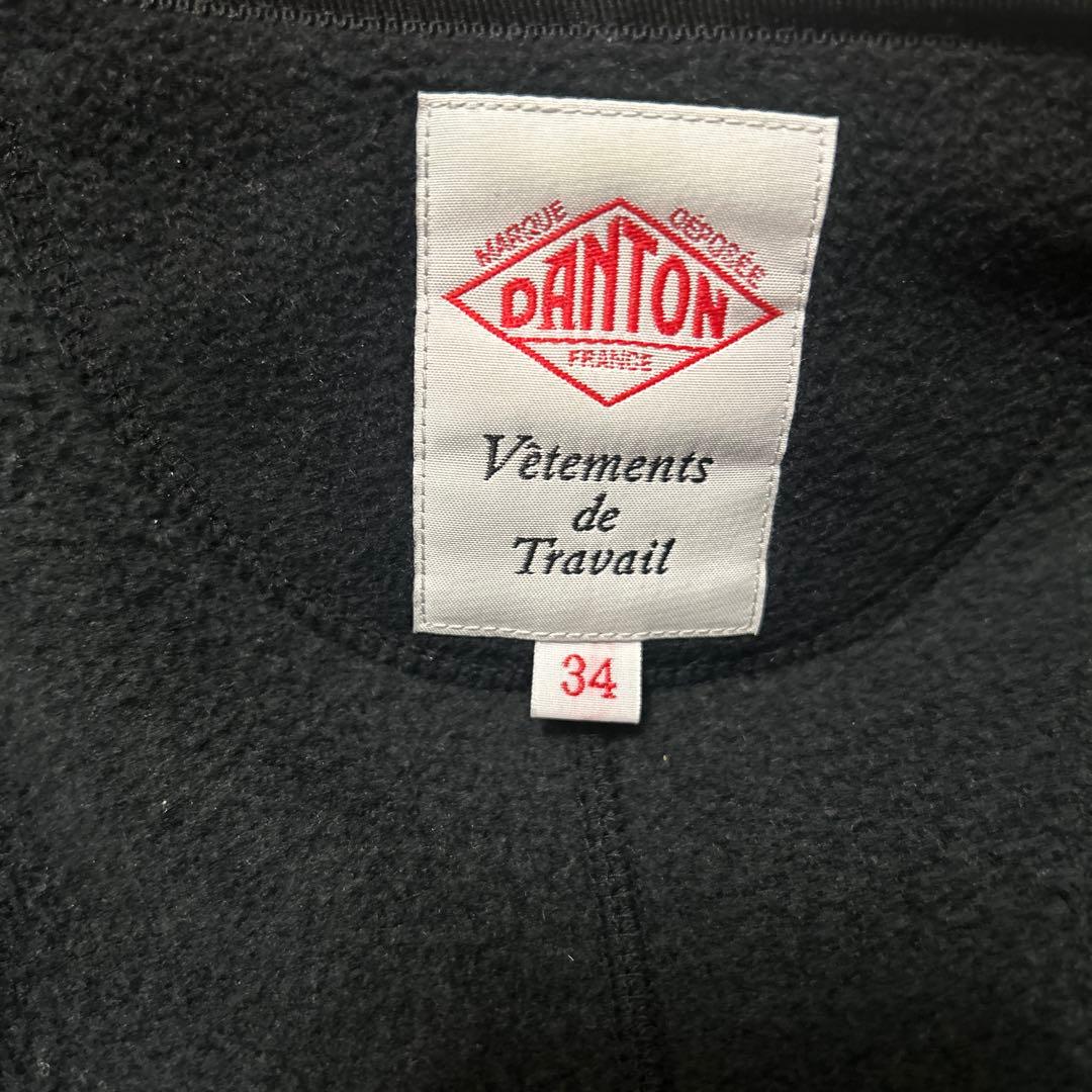 ダントン Danton ノーカラージャケット　フリースジャケット　フリース
